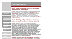 Desktop Screenshot of kollegiale-beratung.de