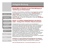 Tablet Screenshot of kollegiale-beratung.de